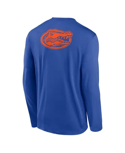 Jordan Men's Royal Florida Gators Primetime Campus 2-hit Legend Long Sleeve T-shirt In Multi