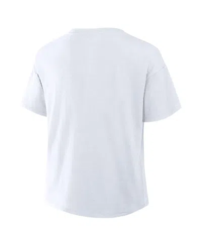 Fanatics Women's White Tampa Bay Buccaneers Redzone Slub Boxy T-shirt In White