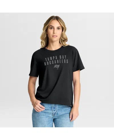 Fanatics Women's Black Tampa Bay Buccaneers Blackout Kneel Down Legacy T-shirt In Black