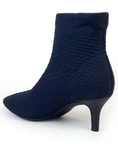 Aerosoles Women's Editta Knit Bootie In Blue