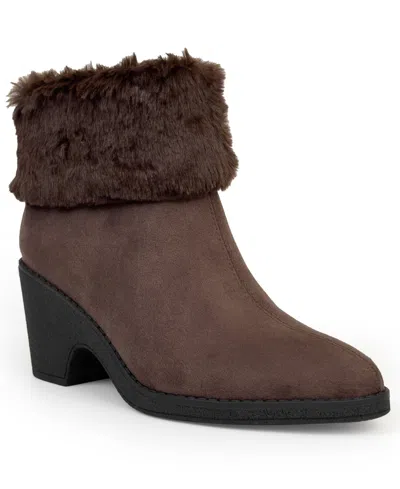Aerosoles Booker Wedge Bootie In Brown