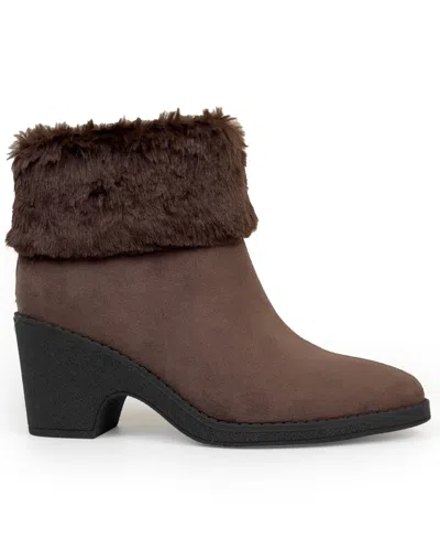 Aerosoles Booker Wedge Bootie In Brown