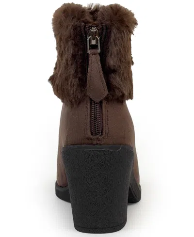 Aerosoles Booker Wedge Bootie In Brown