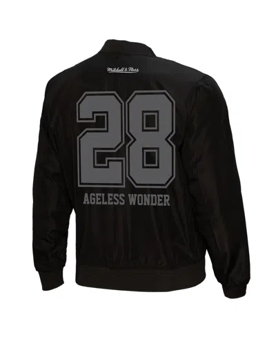 Mitchell & Ness Men's Darrell Green Black Washington Commanders Wonder Full-zip Jacket In Black