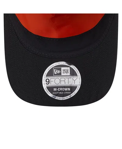 New Era X Alpha Men's Industries Black New York Jets A-frame 9forty Adjustable Hat In Black