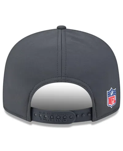 New Era Men's Charcoal Houston Texans 2025 Sideline Cold Weather Split Panel 9fifty Snapback Hat In Gray