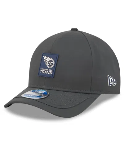 New Era Men's Charcoal Tennessee Titans 2025 Sideline Cold Weather 9forty M-crown Adjustable Hat In Gray