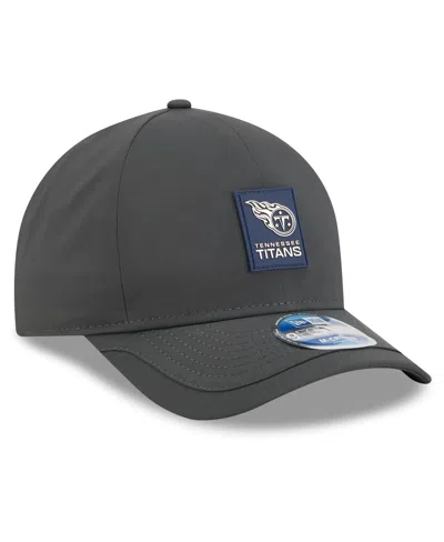 New Era Men's Charcoal Tennessee Titans 2025 Sideline Cold Weather 9forty M-crown Adjustable Hat In Gray