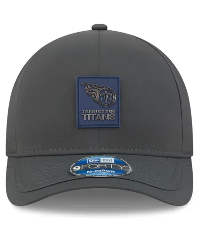 New Era Men's Charcoal Tennessee Titans 2025 Sideline Cold Weather 9forty M-crown Adjustable Hat In Gray