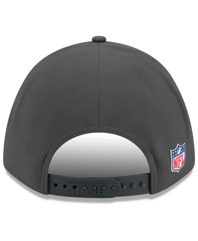 New Era Men's Charcoal Tennessee Titans 2025 Sideline Cold Weather 9forty M-crown Adjustable Hat In Gray