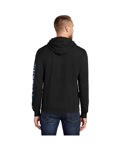 Starter Black Buffalo Bills Wordmark Logo Pullover Hoodie In Black