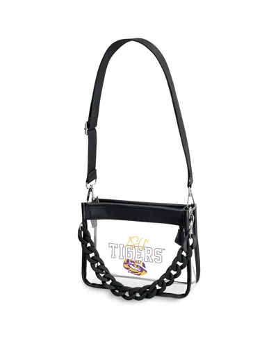Wear By Erin Andrews Lsu Tigers Plastic Chain Mini Crossbody In White