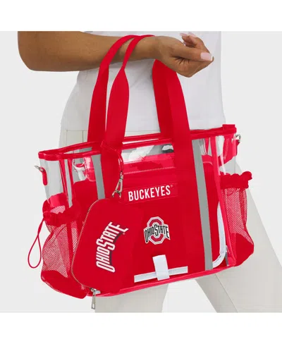 Wear By Erin Andrews Ohio State Buckeyes Clear Stadium Baby Bag In Transparent