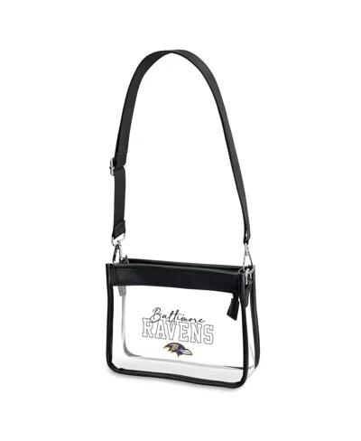Wear By Erin Andrews Baltimore Ravens Plastic Chain Mini Crossbody In White