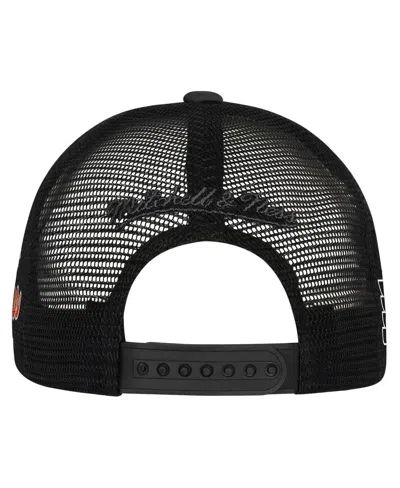 Mitchell & Ness Big Boys And Girls White Philadelphia Flyers Mascot Adjustable Trucker Hat In Blue