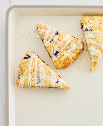 Greenpan Dover Bakeware 13" X 18" Half Cookie Sheet Pan In White