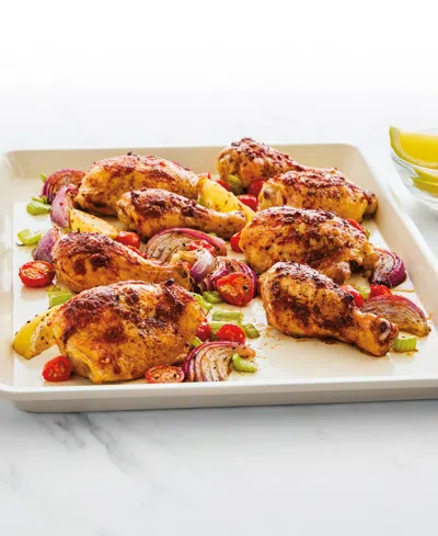 Greenpan Dover Bakeware 13" X 18" Half Cookie Sheet Pan In White