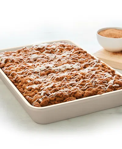 Greenpan Dover Bakeware Rectangular Cake Pan In White