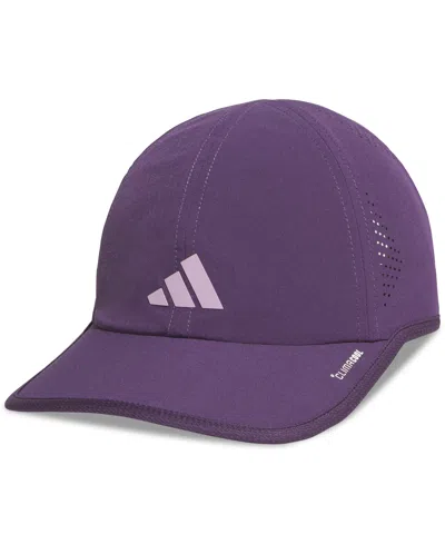 Adidas Originals Women's Superlite 3 Stripe Adjustable Hat In Purple