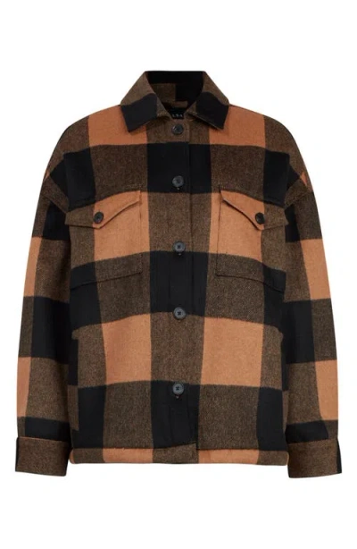 Allsaints Luella Check Shirt Jacket In Multi