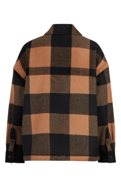 Allsaints Luella Check Shirt Jacket In Multi