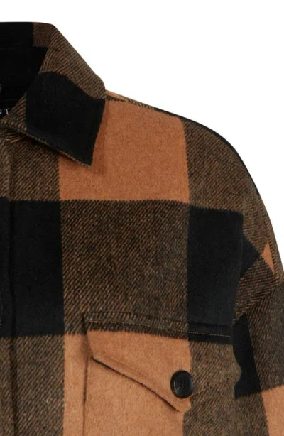 Allsaints Luella Check Shirt Jacket In Multi