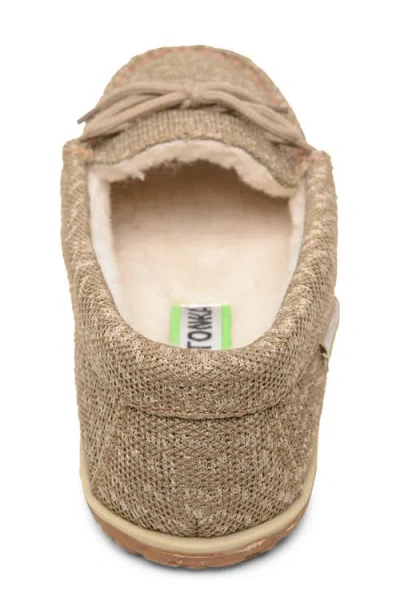 Minnetonka Oak Moccasin Slipper In Brown