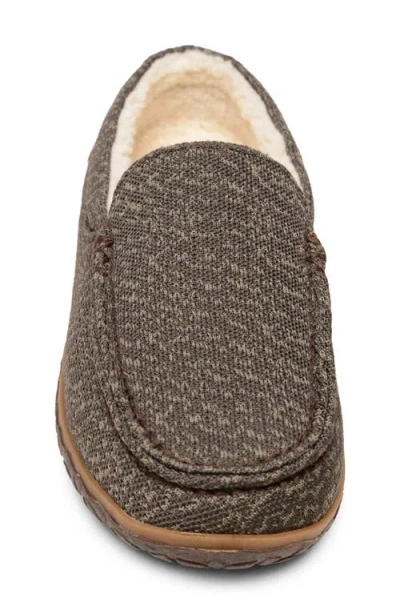 Minnetonka Elm Moccasin Slipper In Brown