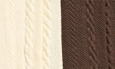 Hue Pack Of 2 Cable Stitch Knee High Socks In Multi