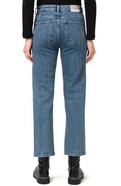 Mavi Jeans Marissa High Waist Straight Leg Utility Jeans In Blue