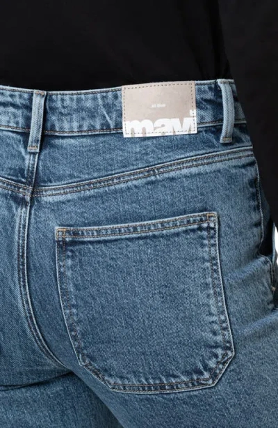 Mavi Jeans Marissa High Waist Straight Leg Utility Jeans In Blue