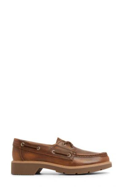 Sperry Wells Boat Shoe In Brown
