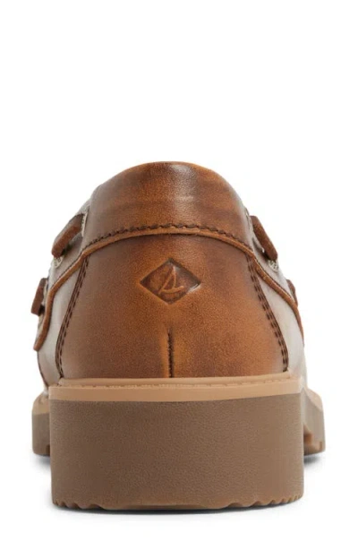 Sperry Wells Boat Shoe In Brown