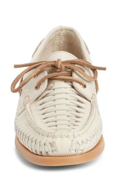 Sperry Authentic Original 2-eye Woven Boat Shoe In Brown