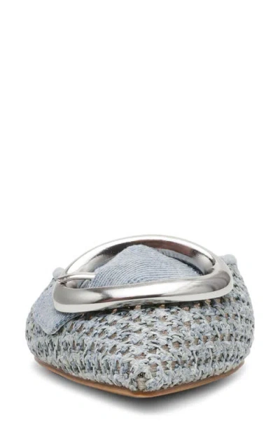 Steve Madden Ira Pointed Toe Mule In Blue