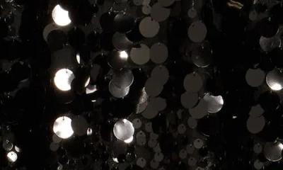 Ted Baker London Sequin Poncho In Black