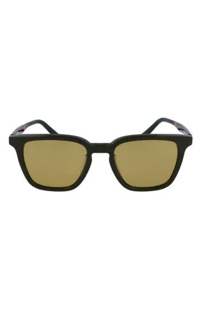Ferragamo Timeless Modified 52mm Rectangular Sunglasses In Black