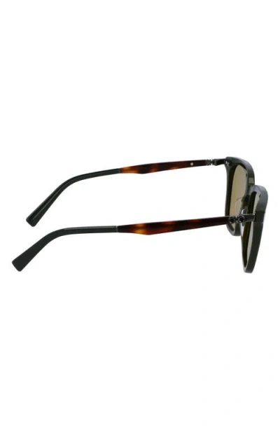 Ferragamo Timeless Modified 52mm Rectangular Sunglasses In Black