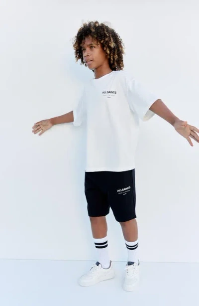 Smallsaints By Allsaints Kids' Oversize Underground Logo Graphic T-shirt In White