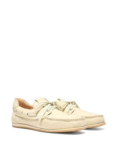 Jacquemus Rounded Toe Loafers For Casual-chic In White