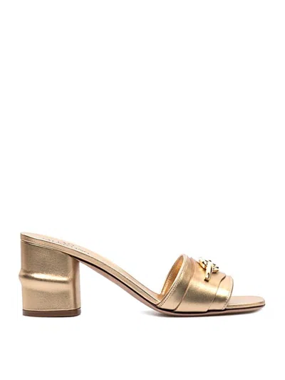 Valentino Garavani Shoes In Gold