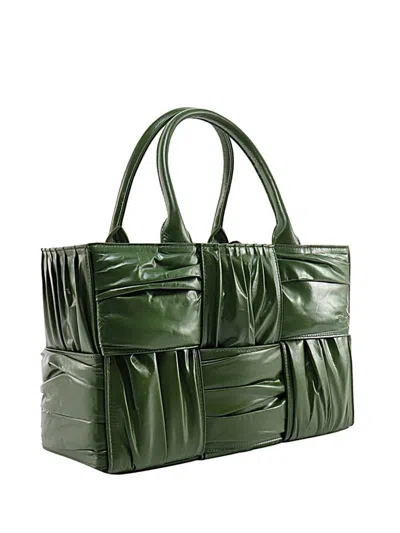 Bottega Veneta Small Bow Tote Bag In Green