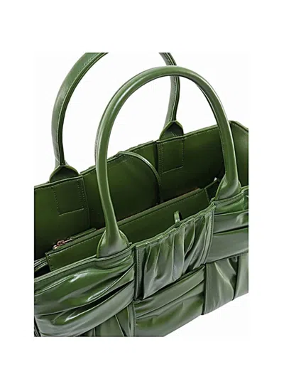 Bottega Veneta Small Bow Tote Bag In Green