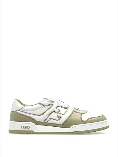 Fendi Match Low-top Sneakers In Green