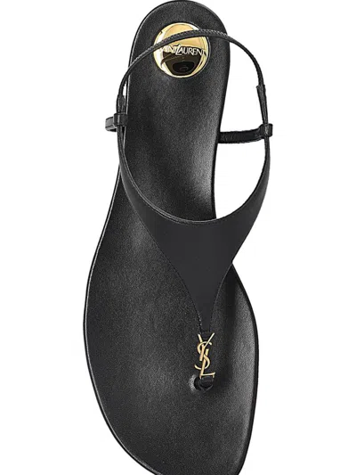 Saint Laurent Cassandra Sandals In Black