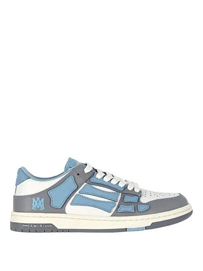 Amiri Varsity Skel Sneakers In Gray