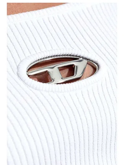 Diesel Max Mara Wool Blend Clothing Jackets In White