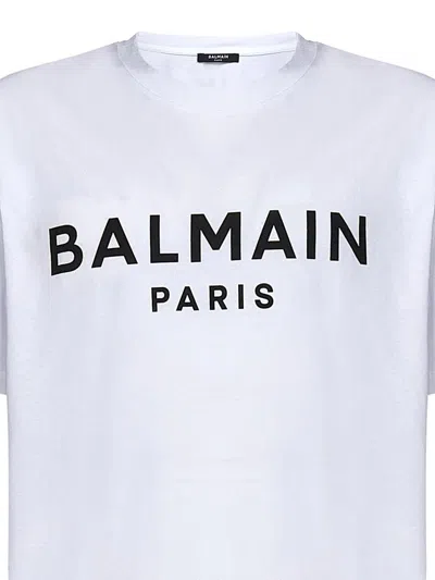 Balmain Logo-print T-shirt In White