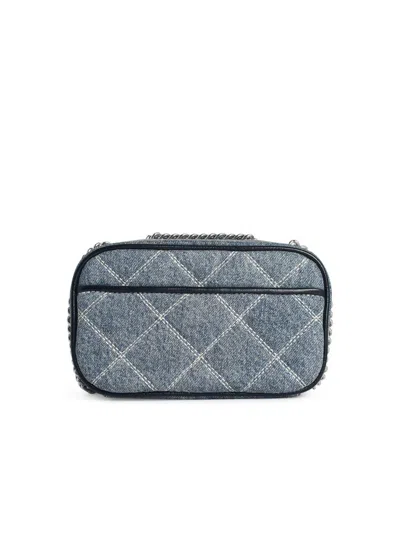 Marc Jacobs Small Crossbody Bag The Snapshot In Quilted Denim In Blue