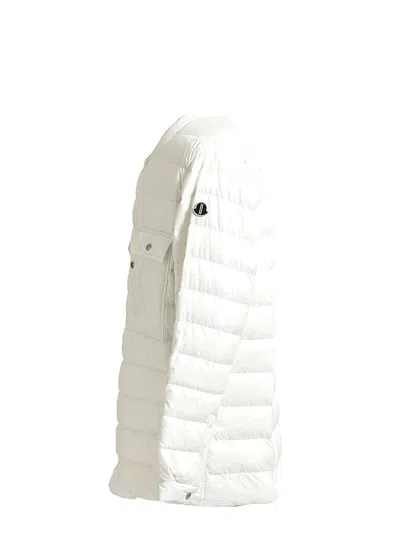 Moncler Rick Owens Outerwear Jacket Mu02d2f01 In White